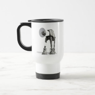Caneca Térmica Robô Andador de Ficção Científica Ilustração Minim