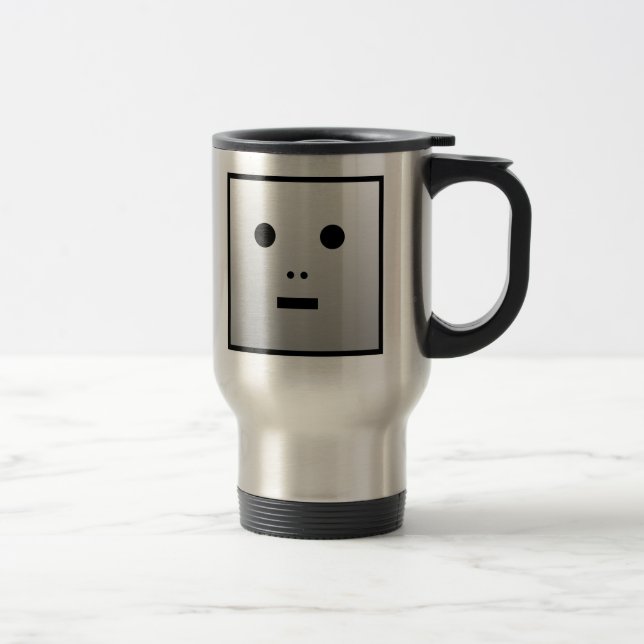 Caneca Térmica Robô anônimo - personalizado (Direita)