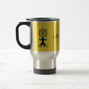 Caneca Térmica robótica eu faço movimentos robôs