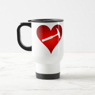 Caneca Térmica Rock My World: Rock Hammer Heart