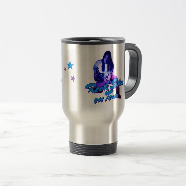 Caneca Térmica Rock Star no Tour Mug (Frente Esquerda)