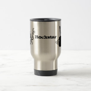Caneca Térmica Rockstar Guitar Mug