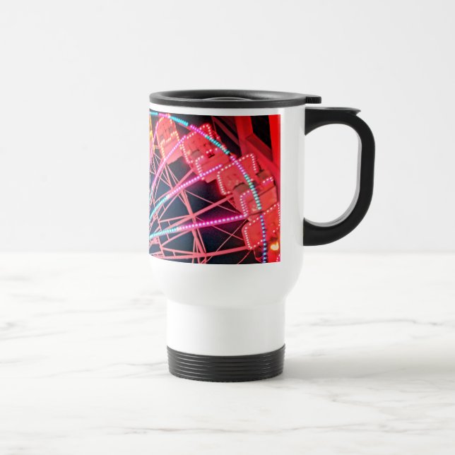 Caneca Térmica Roda-férris amarela e vermelha (Direita)
