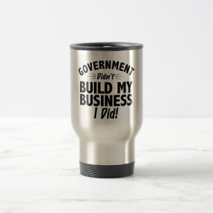 Caneca Térmica Romney Ryan - o governo não construiu meu negóci