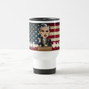 CANECA TÉRMICA RON PAUL TRAVELER/VIAGEM AO TRABALHO MUG