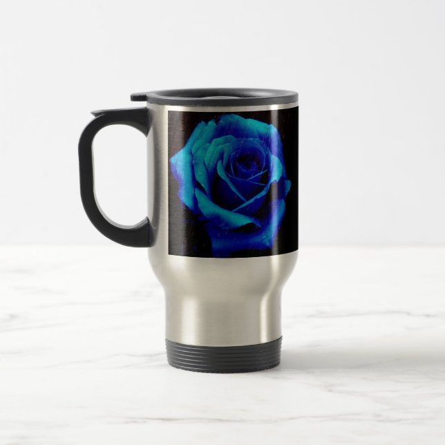Caneca Térmica Rosa Azul Dramático (Esquerda)