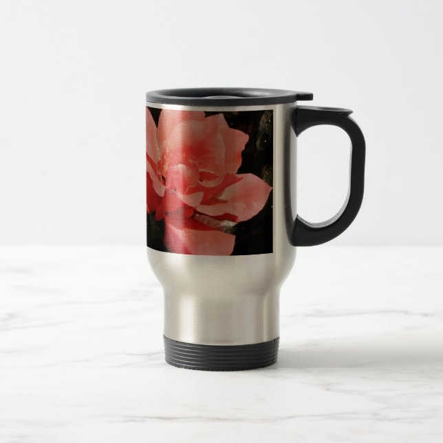 Caneca Térmica rosa de pêssego e colírio (Direita)