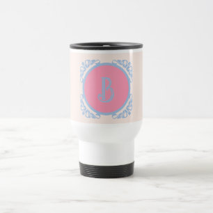 Caneca Térmica Rosa e azul personalizados 