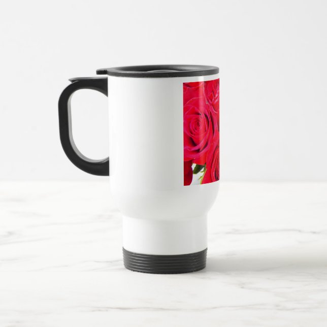 Caneca Térmica rosas (Esquerda)