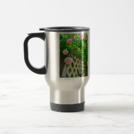 Caneca Térmica Rosas cor-de-rosa e alcatifa - Vinha de Martha