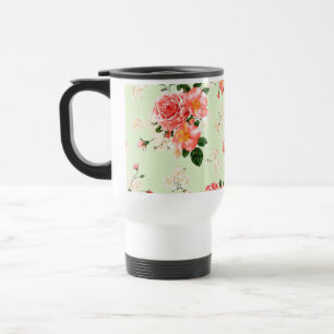 Caneca Térmica Rosas florais