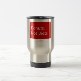 Caneca Térmica Rosquinhas. Não Dietas.Caneca