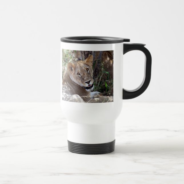 Caneca Térmica rosto de leão (Direita)