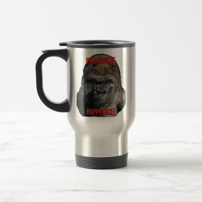 Caneca Térmica Rosto Feliz Pré-Café! (Esquerda)