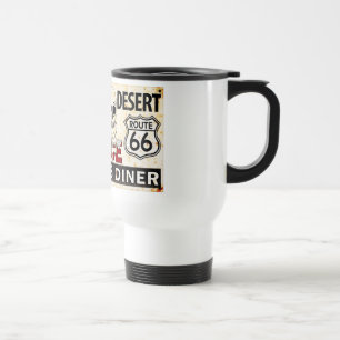Caneca Térmica Rota 66 - placa de sinalização à beira da estrada 