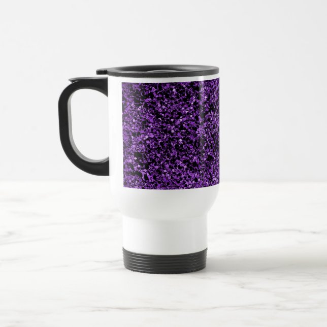 Caneca Térmica Roxo do brilho (Esquerda)