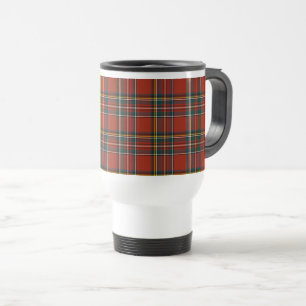 Caneca Térmica Royal Stewart Red e Blue Scottish Tartan