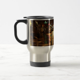 Caneca Térmica Rua da cidade à noite