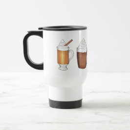 Caneca Térmica Rum Eggnog, Bebida Feriada De Inverno De Cacau A Q