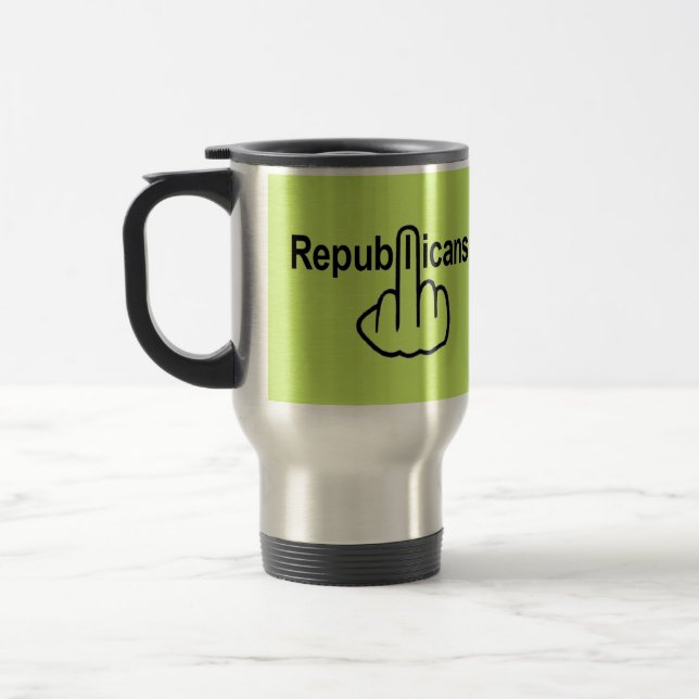 Caneca Térmica Sacudir dos republicanos que viajam com pássaros (Esquerda)