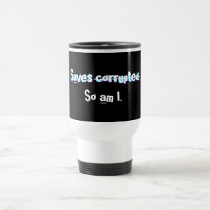 Caneca Térmica Salva Corrompido Então Eu Sou Engraçado Glitch de