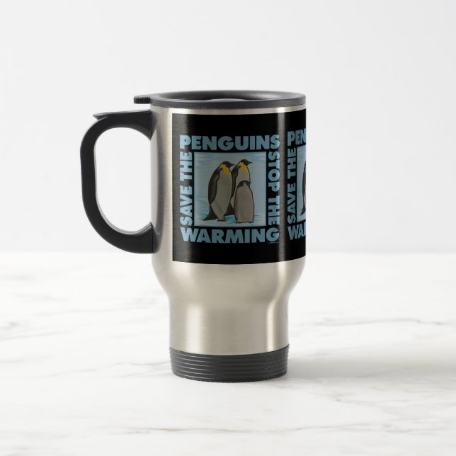 Caneca Térmica Salve os Pinguins (Esquerda)