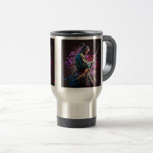 Caneca Térmica Samurai Painting Viagem/Viagem ao trabalho Mug, 15