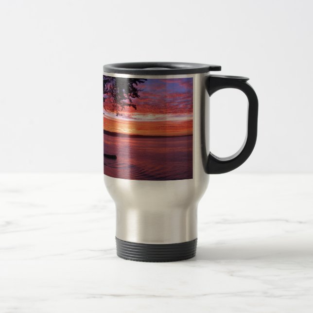 Caneca Térmica Santa Cruz, nascer do sol do CA (Direita)