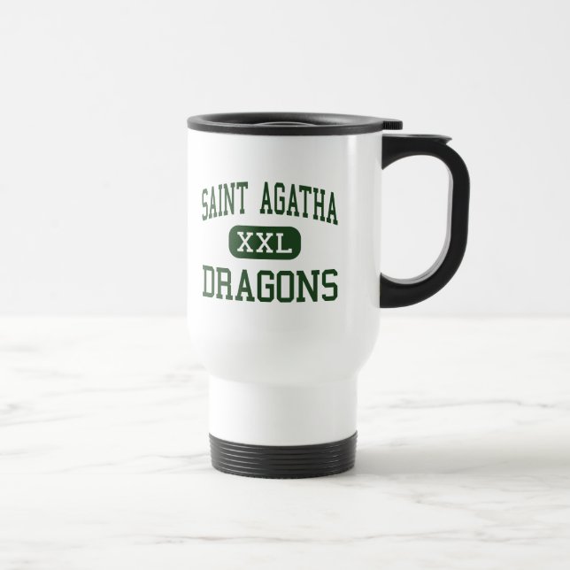 Caneca Térmica Santo Agatha - dragões - alto - Redford Michigan (Direita)
