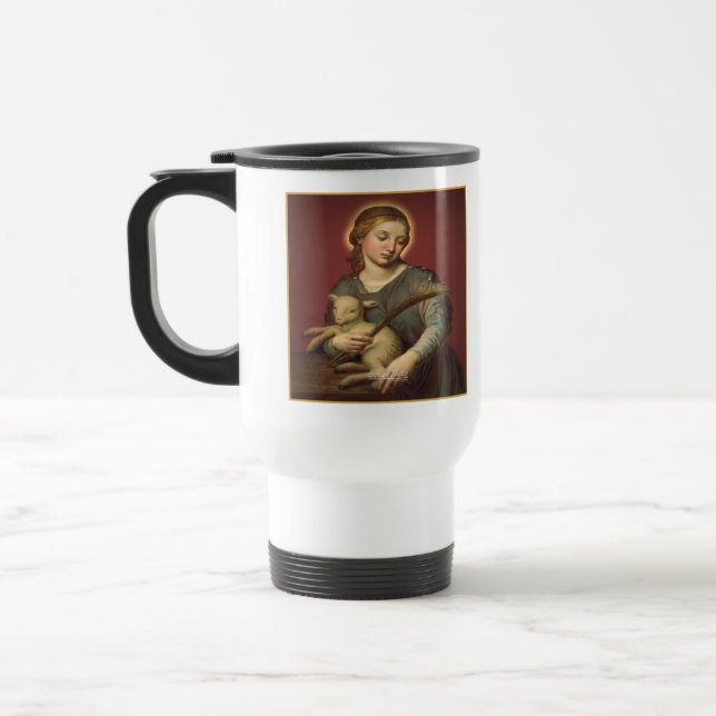 Caneca Térmica Santo Agnes de Roma (Esquerda)