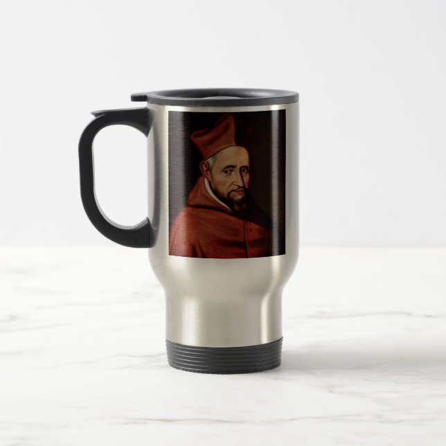 Caneca Térmica Santo Robert Bellarmin (Esquerda)