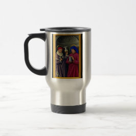 Caneca Térmica Santos Cosmas e Damian por Jean Bourdichon