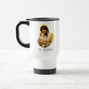 Caneca Térmica São José Padroeiro Católico Fé Cristã Católica