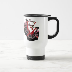 Caneca Térmica Sapatos RAB Rockabilly Muito Cereja