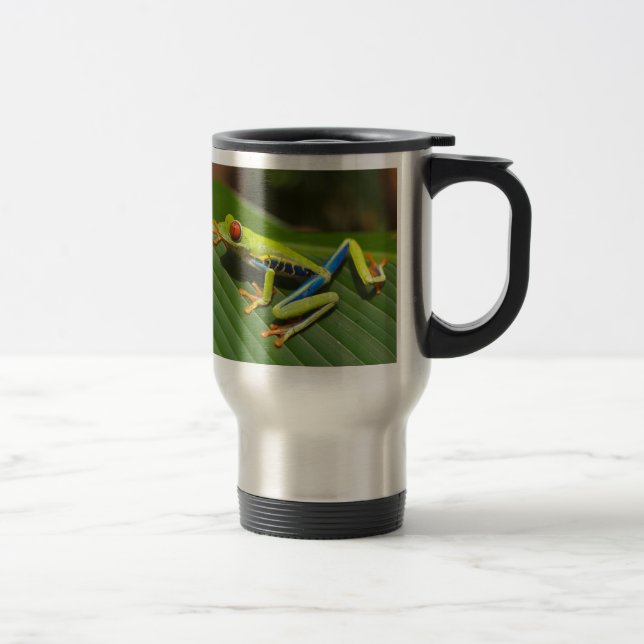 Caneca Térmica Sapo de árvore Eyed vermelho (Direita)