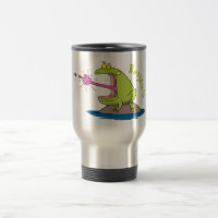 Sapo engraçado e desenho animado