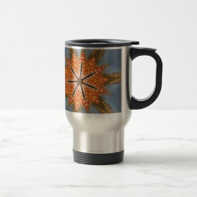 Caneca Térmica Savanna Star Bloom - Um Bold Animal Print (Direita)