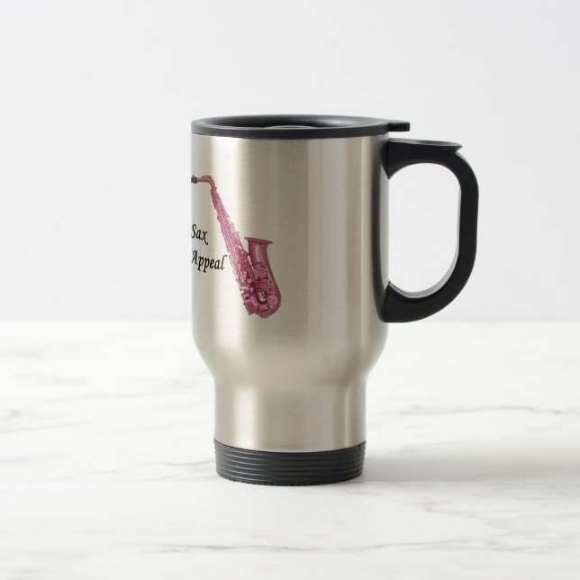 Caneca Térmica Sax Rosa (Direita)