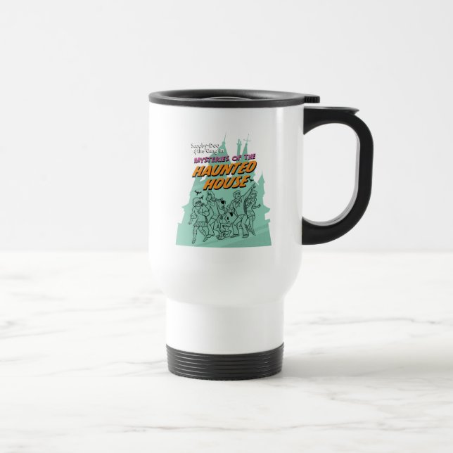 Caneca Térmica Scooby-Doo e a gangue "Casa Assombrada" (Direita)