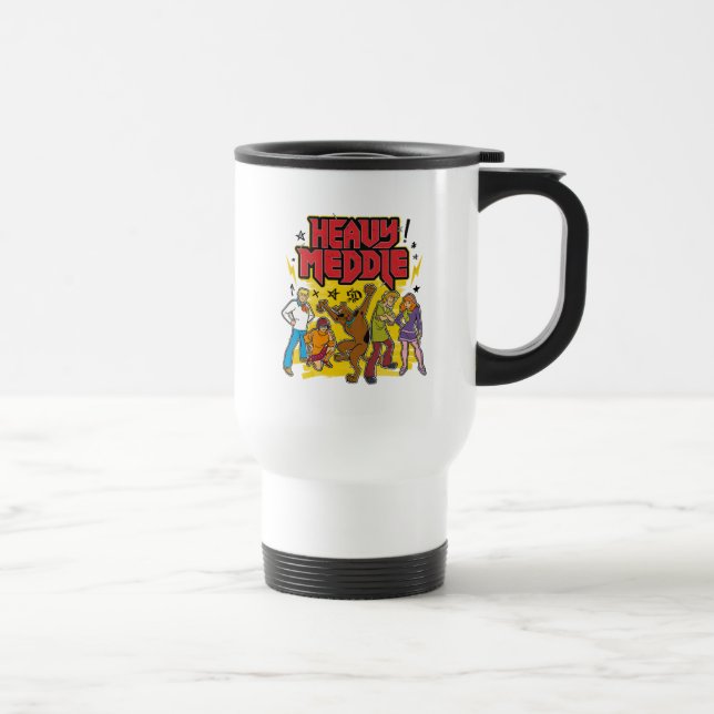 Caneca Térmica Scooby-Doo | Gráfico "Medalha Pesada" (Direita)