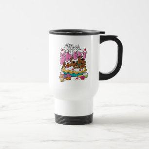 Caneca Térmica Scooby-Doo "vida é doce "