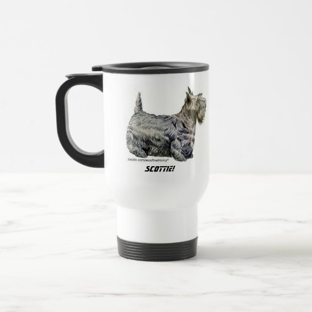 Caneca Térmica Scottish Terrier (Esquerda)