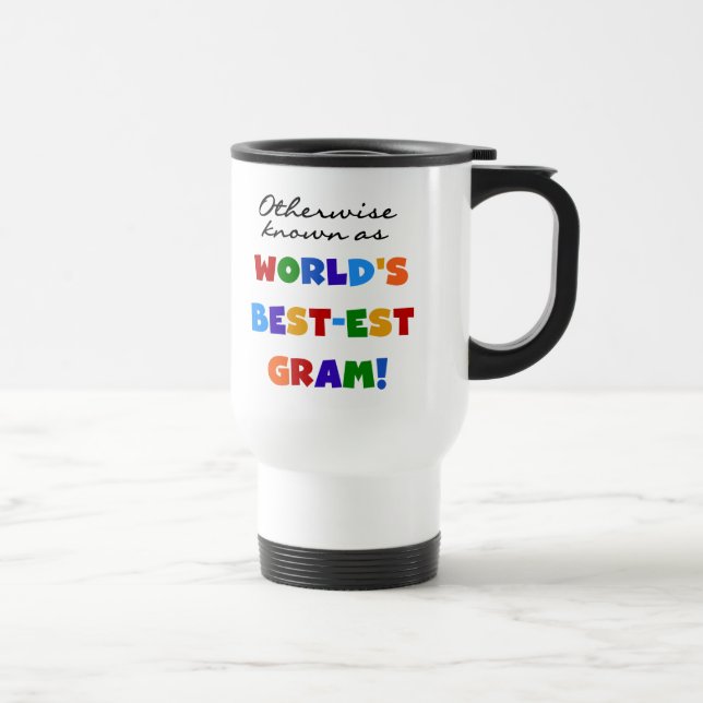 Caneca Térmica Se não sabido como presentes do grama do (Direita)