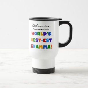 Caneca Térmica Se não sabido como t-shirt do Melhor-est Gramma