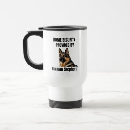 Caneca Térmica Segurança Doméstica Fornecida pelo Pastor Alemão