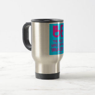 Caneca Térmica SEJA A MELHOR VERSÃO DE SI MESMO, azul