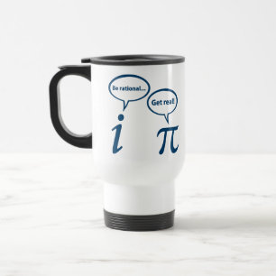 Caneca Térmica Seja racional obtêm a matemática imaginária rea