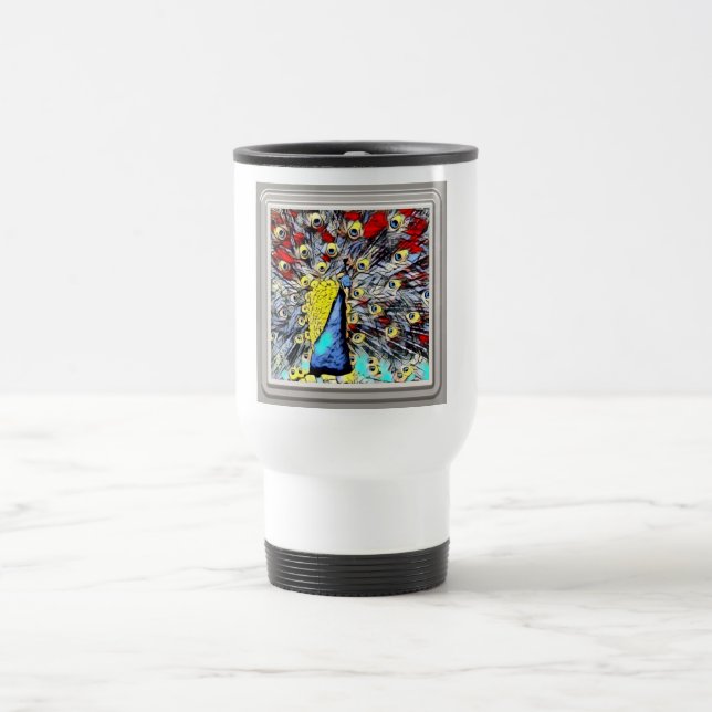 Caneca Térmica Seleção de cor - pavão (Centro)