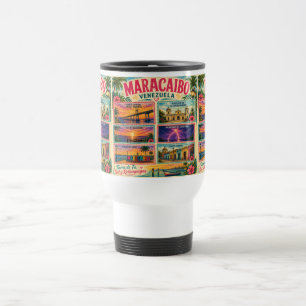 Caneca Térmica Selo da Venezuela Maracaibo Estado Zulia Tropical