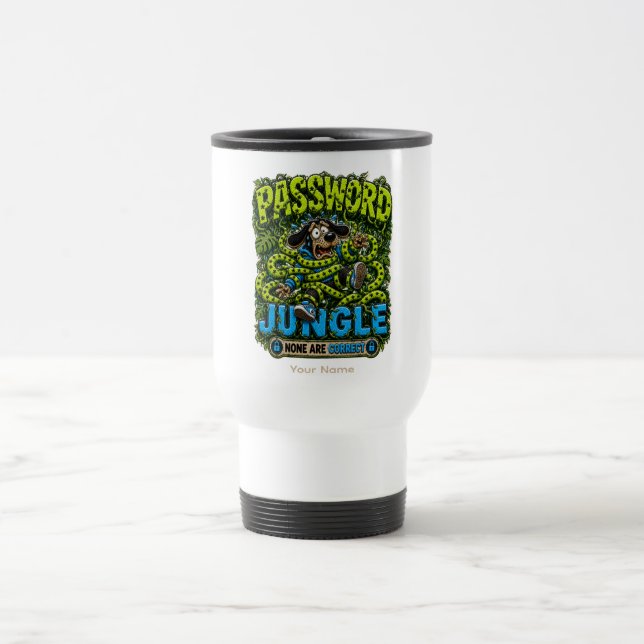 Caneca Térmica Selva de Senhas Personalizada Divertida TI Escritó (Centro)